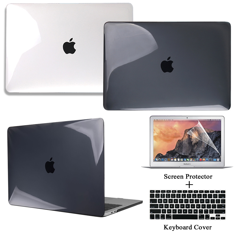 Macbook Air 13 용 노트북 케이스 A2337 A2179 2020 A2338 M1 칩 프로 13 12 11 15 A2289 Mac Book Pro 16 하드 케이스 용 새 터치 바